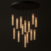 Audubon Crystal Round Chandelier 56"